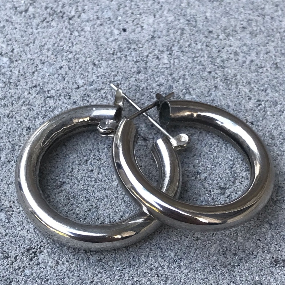 Sterling Silver Hoop Earring